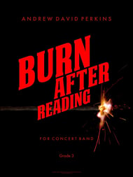 Burn After Reading Concert Band sheet music cover